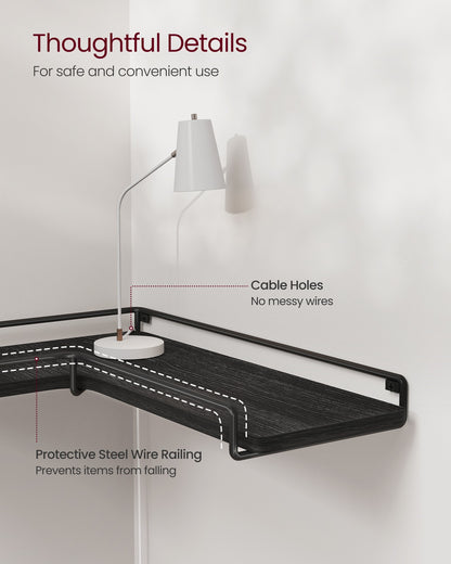 Set of 2 L-Shaped Floating Shelves - image 8