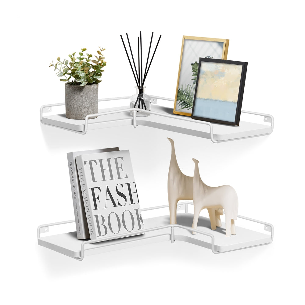 Set of 2 L-Shaped Floating Shelves - image 10