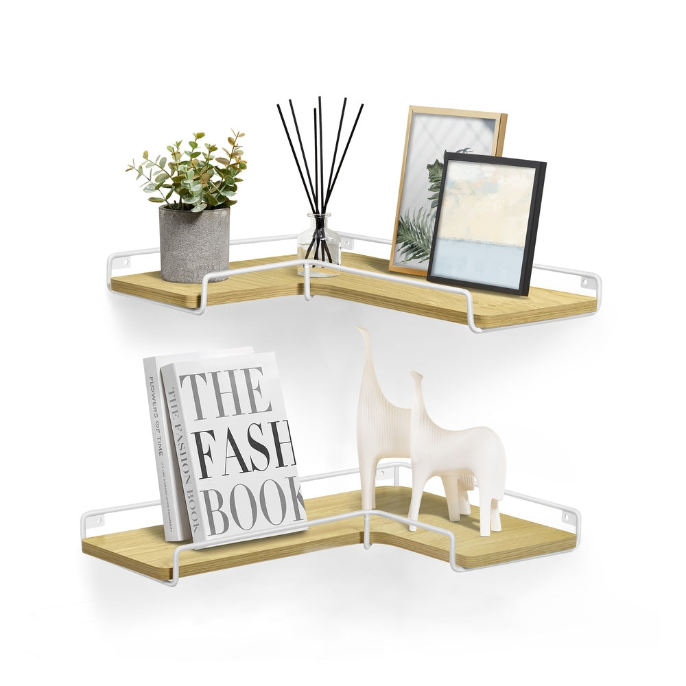 Set of 2 L-Shaped Floating Shelves - image 18