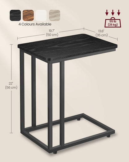 Side Table with Steel Frame and Castors - image 6