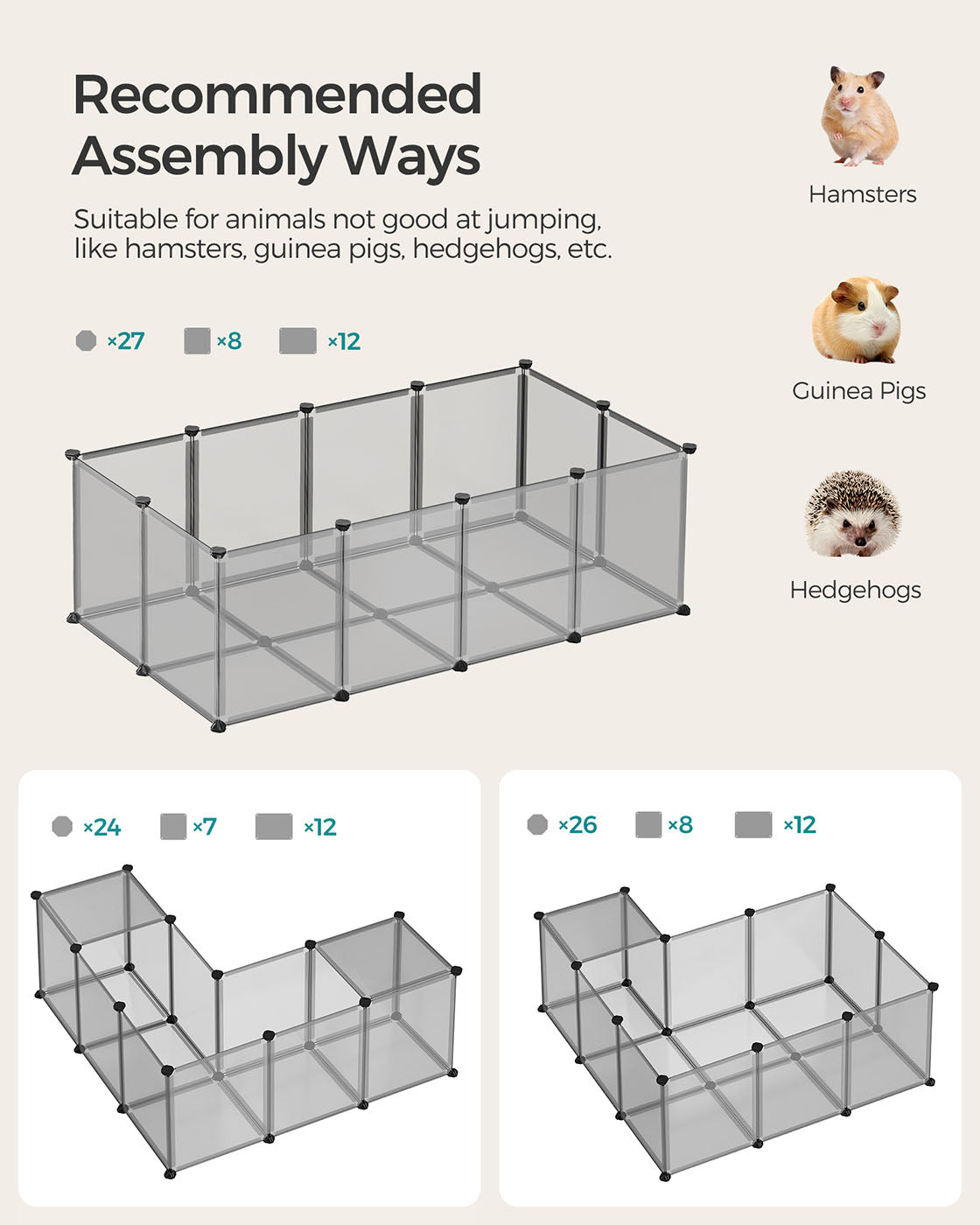 Pet Playpen with Floor - image 4