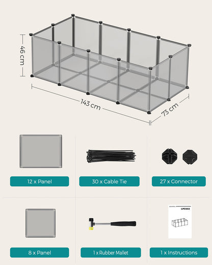 Pet Playpen with Floor - image 7