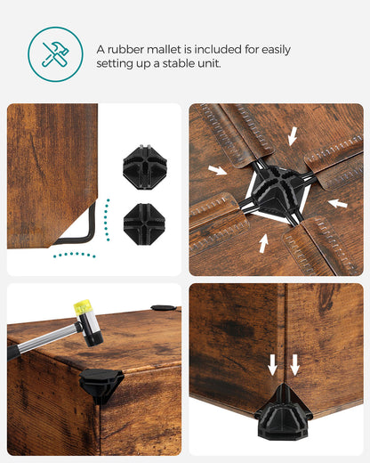 Brown Plastic Storage Organizer for Shoes - image 6