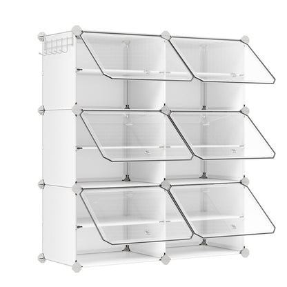 Interlocking Shoe Rack Black - image 11