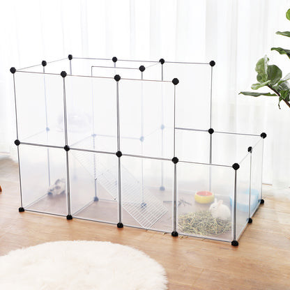 White Plastic Modular Fence Pet Playpen - image 2