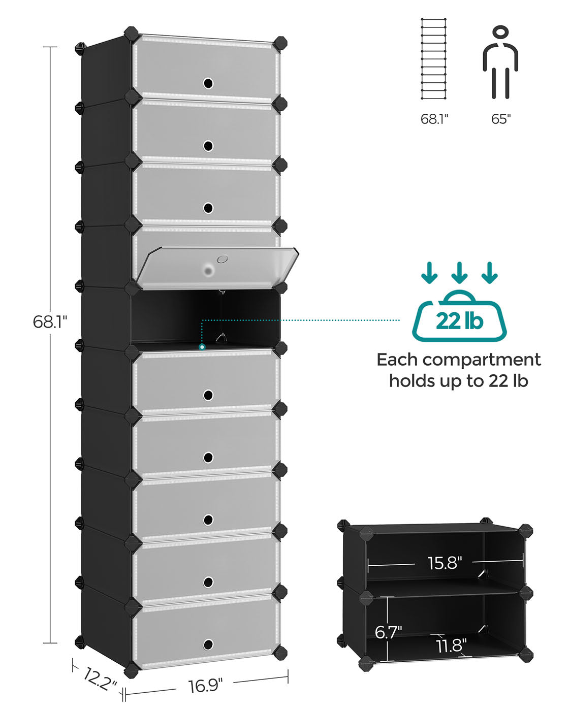 10 Slots Shoe Rack - image 7