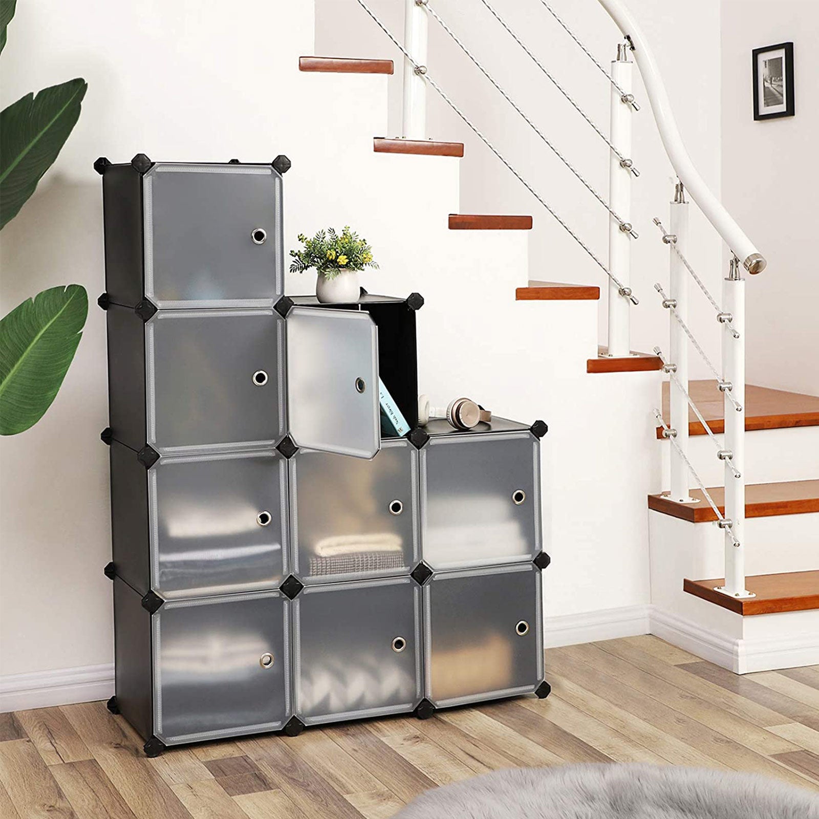9 Cube Plastic Cabinet - image 2