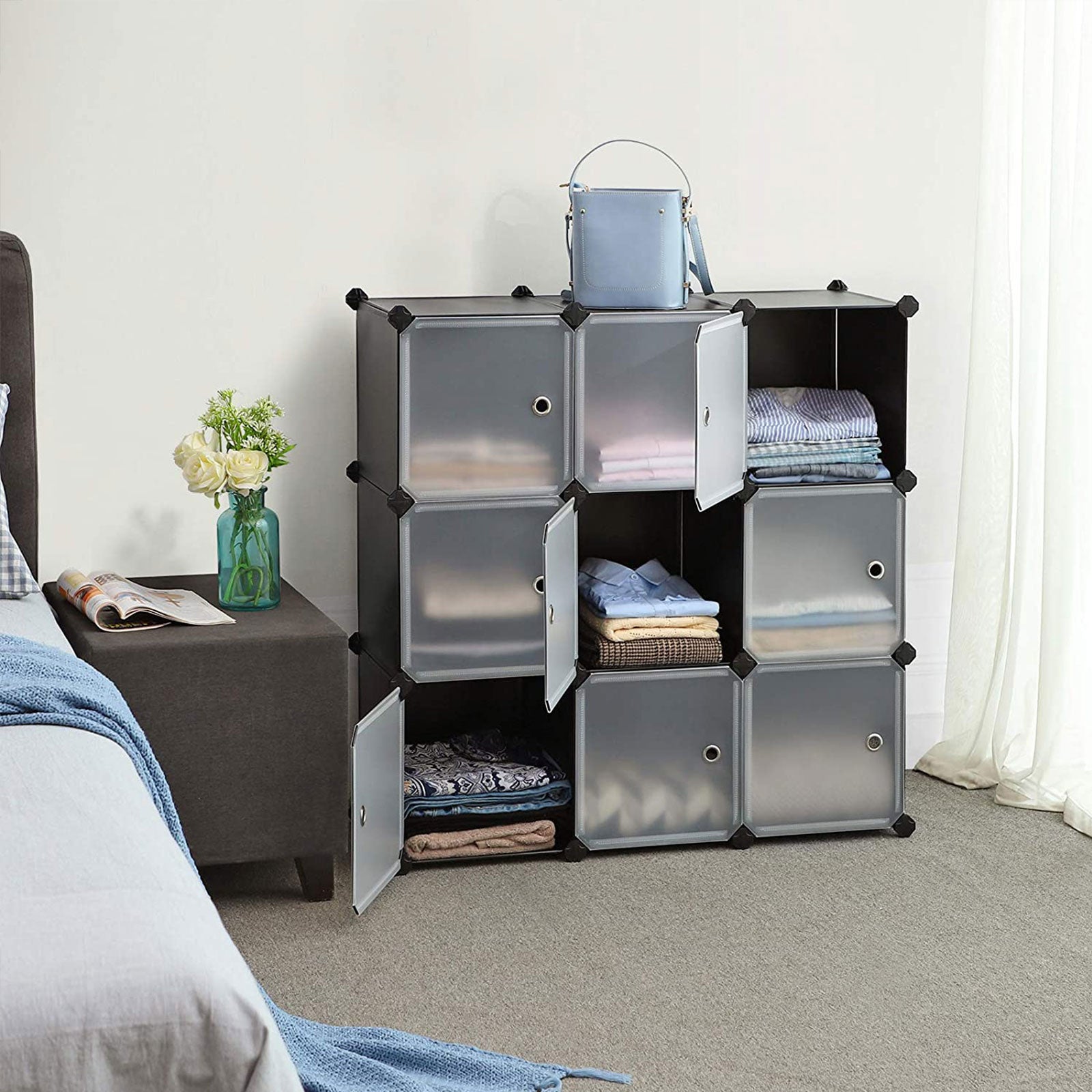 9 Cube Plastic Cabinet - image 3