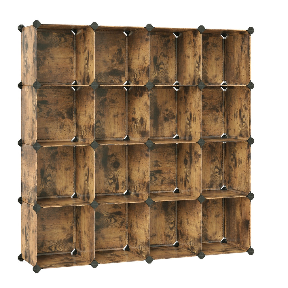 Set of 16 Plastic Cube Storage Organizer - image 1