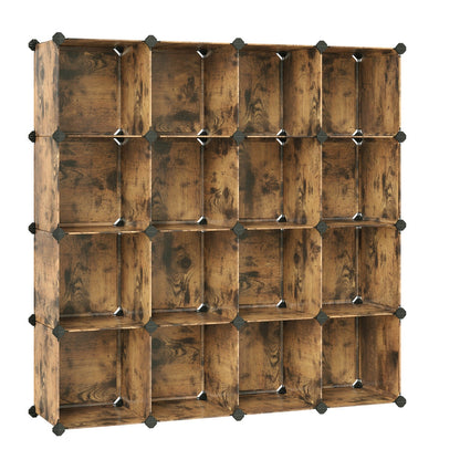 Set of 16 Plastic Cube Storage Organizer - image 1