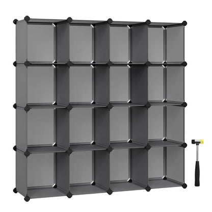 Set of 16 Plastic Cube Storage Organizer - image 24
