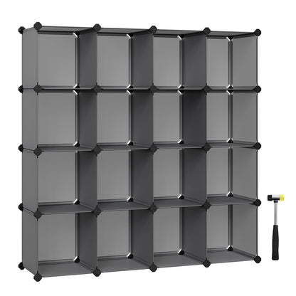 Set of 16 Plastic Cube Storage Organizer - image 25
