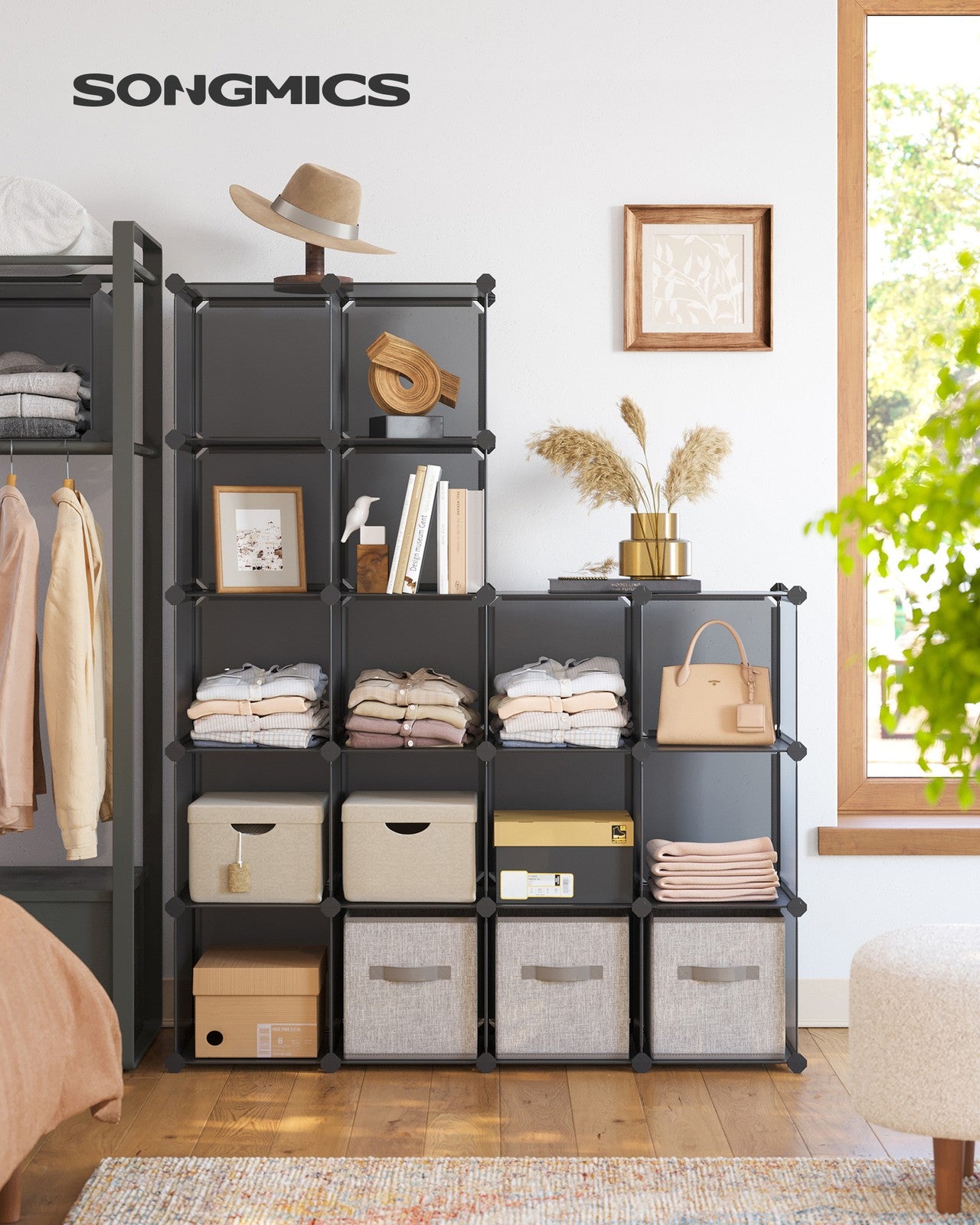 Set of 16 Plastic Cube Storage Organizer - image 26