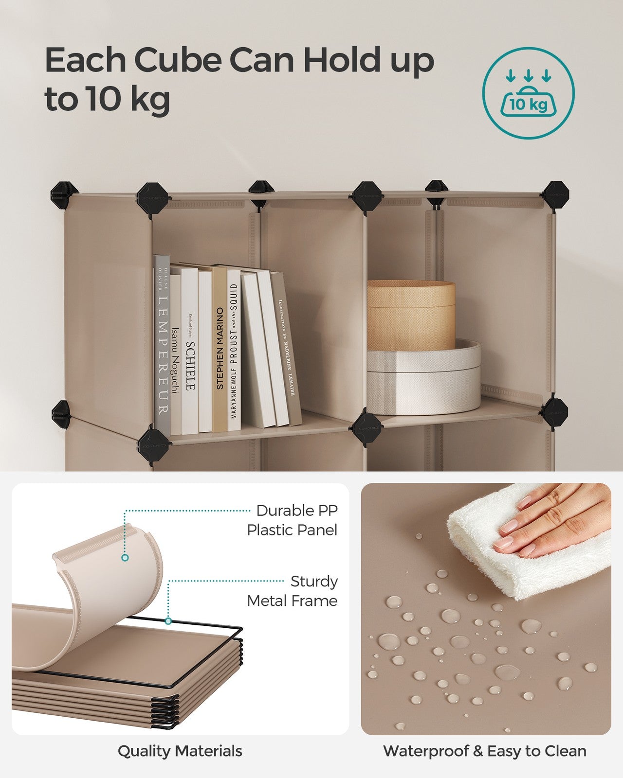 Set of 16 Plastic Cube Storage Organizer - image 20