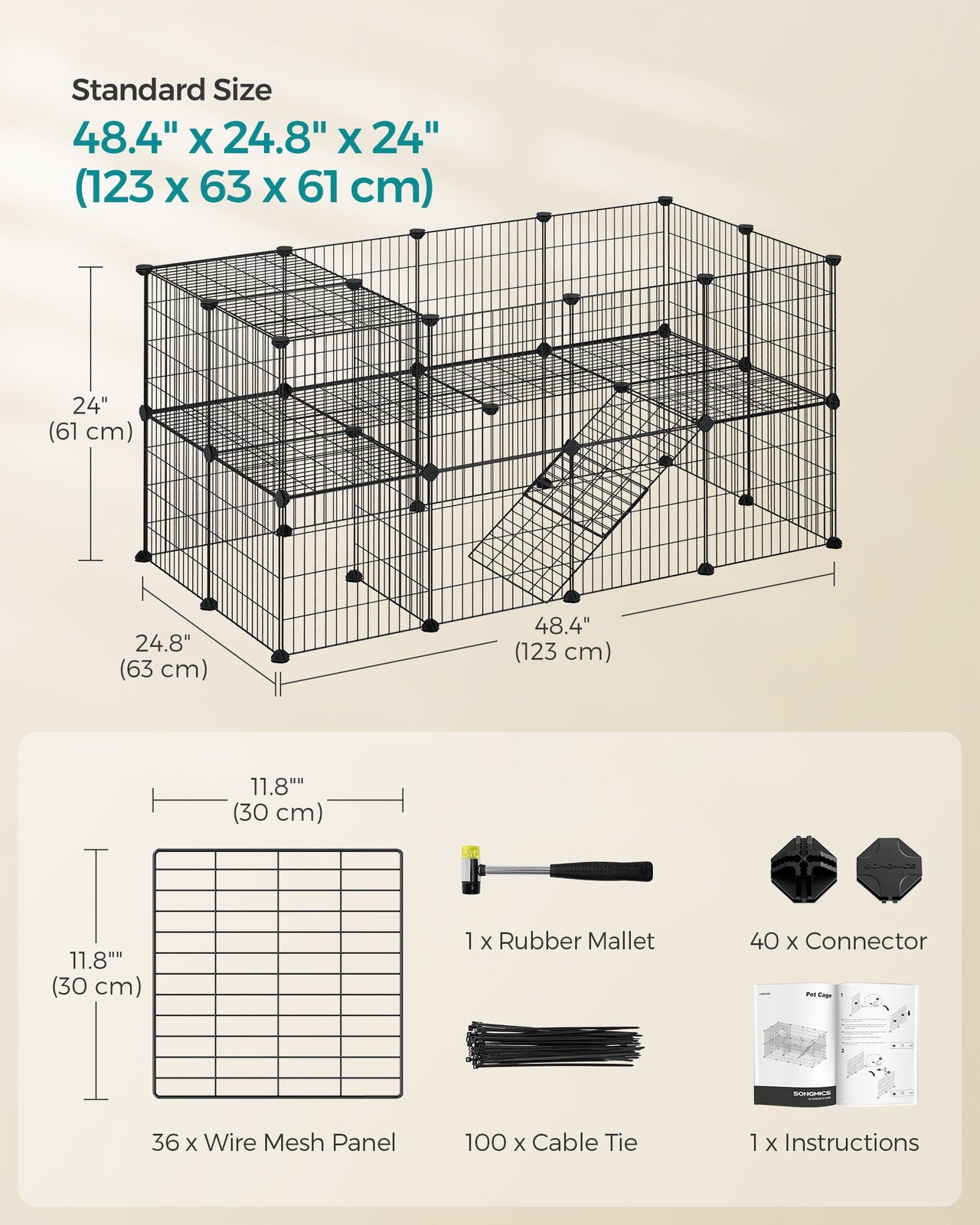 Metal Wire Pet Playpen - image 19