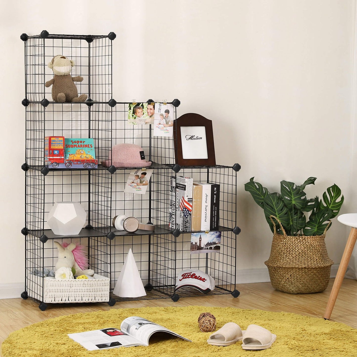 Metal Wire Modular Bookcase - image 5