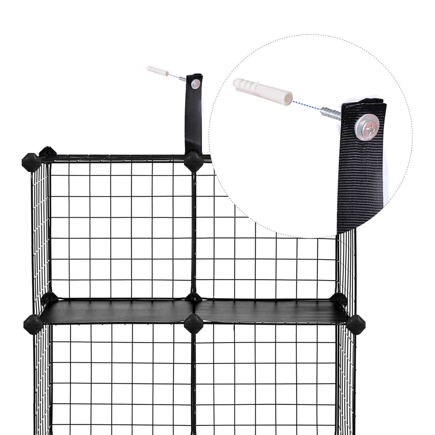 Metal Wire Modular Bookcase - image 7