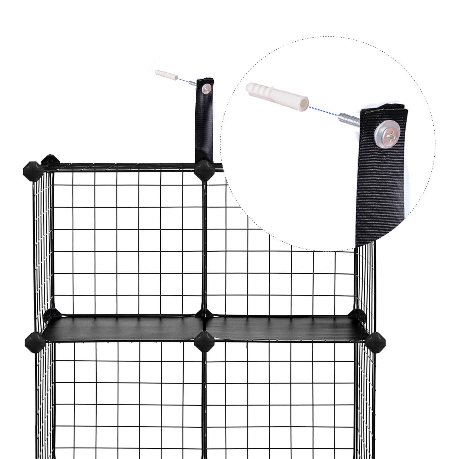 Metal Wire Modular Bookcase - image 7