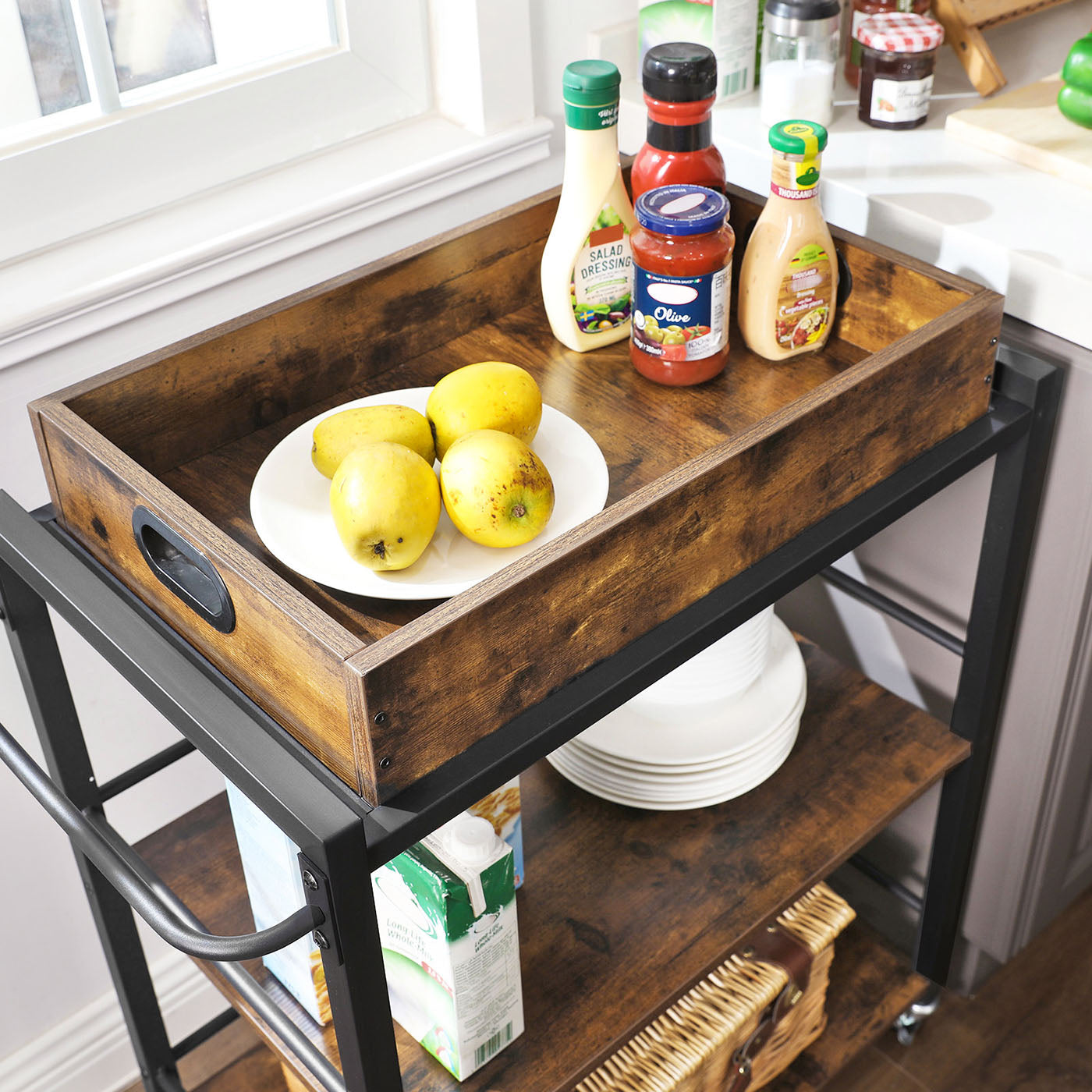 Universal Casters Kitchen Cart - image 7