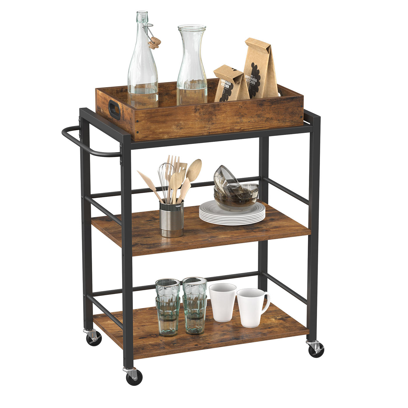 Universal Casters Kitchen Cart - image 10