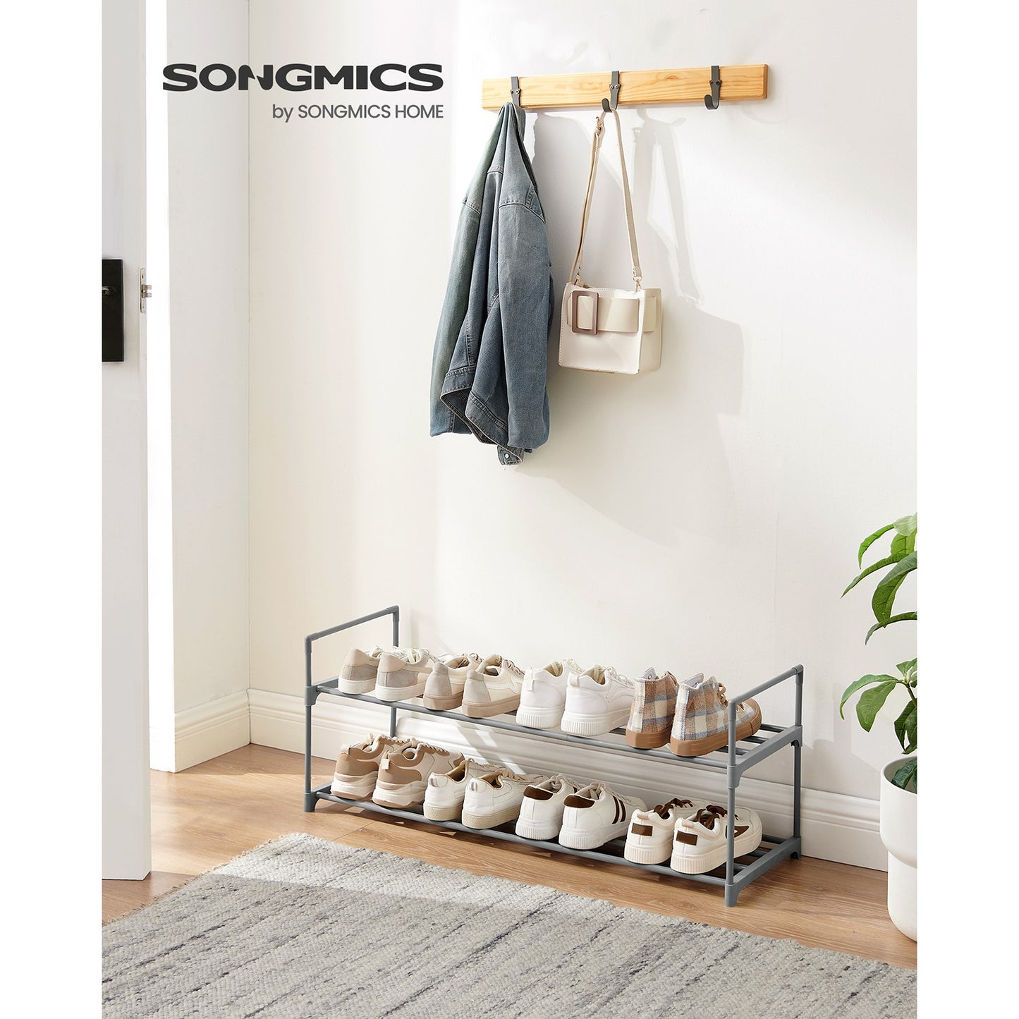 Slatted Metal Shoe Rack - image 12