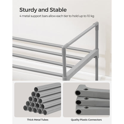Slatted Metal Shoe Rack - image 14