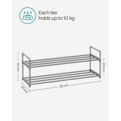 Slatted Metal Shoe Rack - image 16