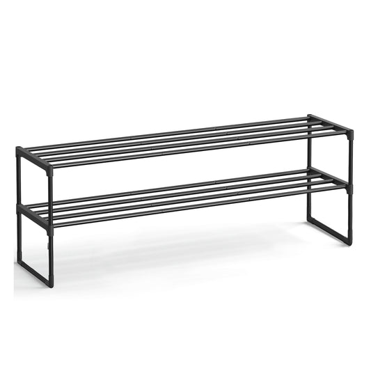 2-Tier Metal Shoe Rack 30 x 116 x 34 cm - image 1