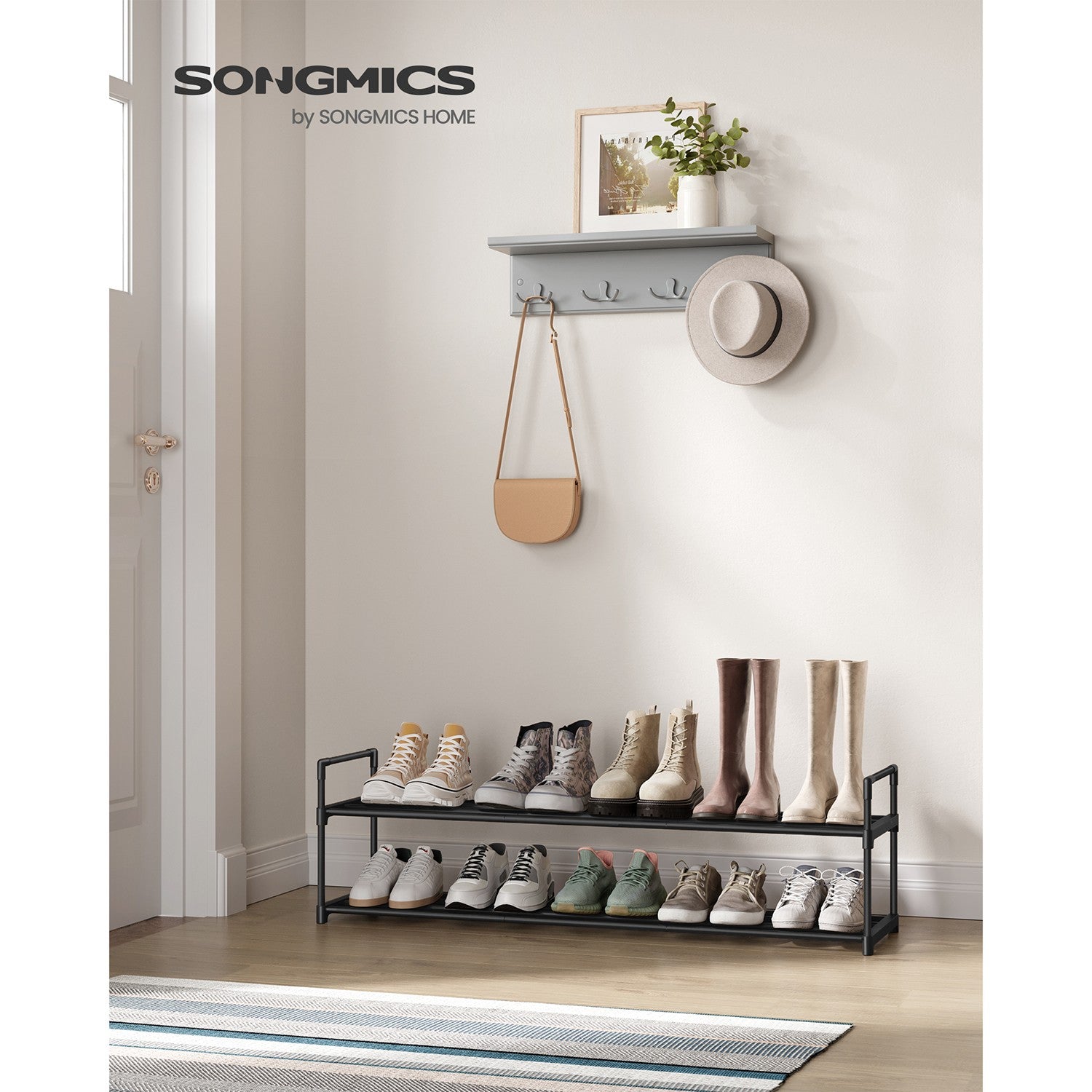 Slatted Metal Shoe Rack - image 20