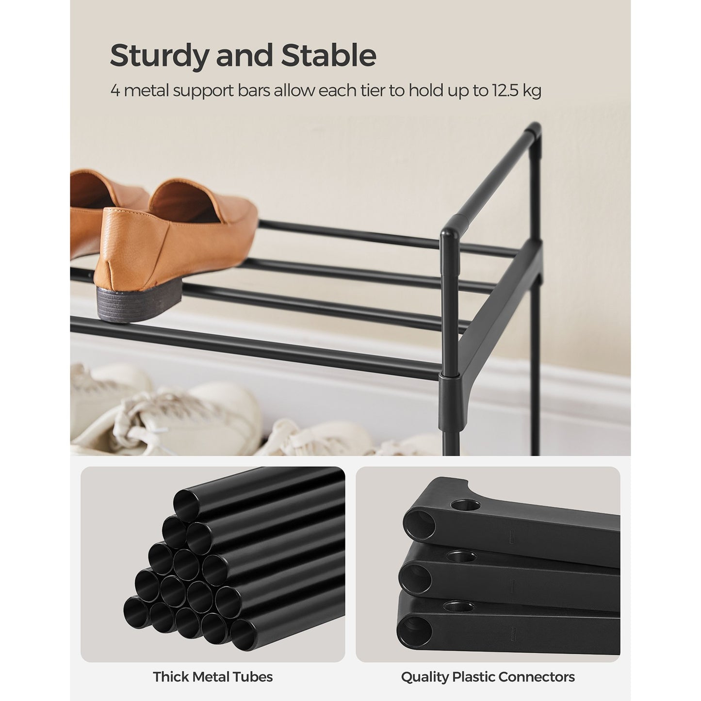 Slatted Metal Shoe Rack - image 22