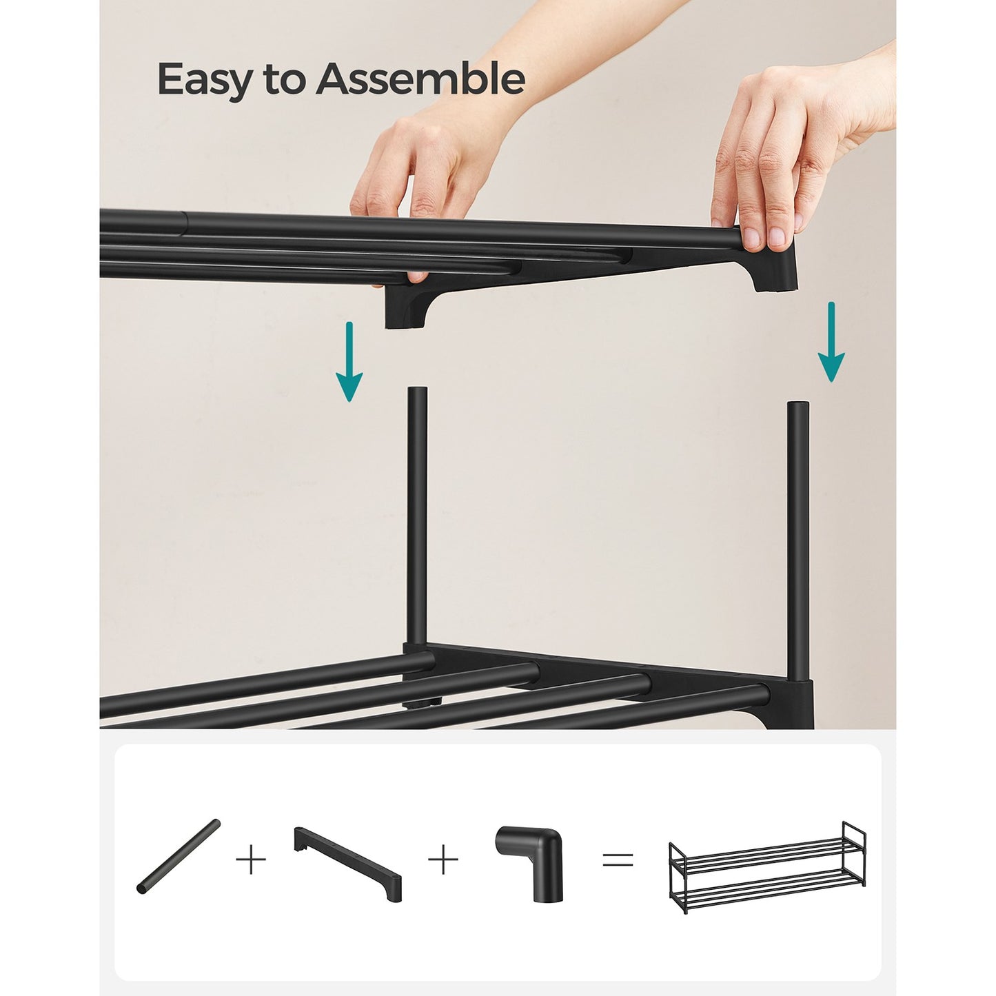 Slatted Metal Shoe Rack - image 23