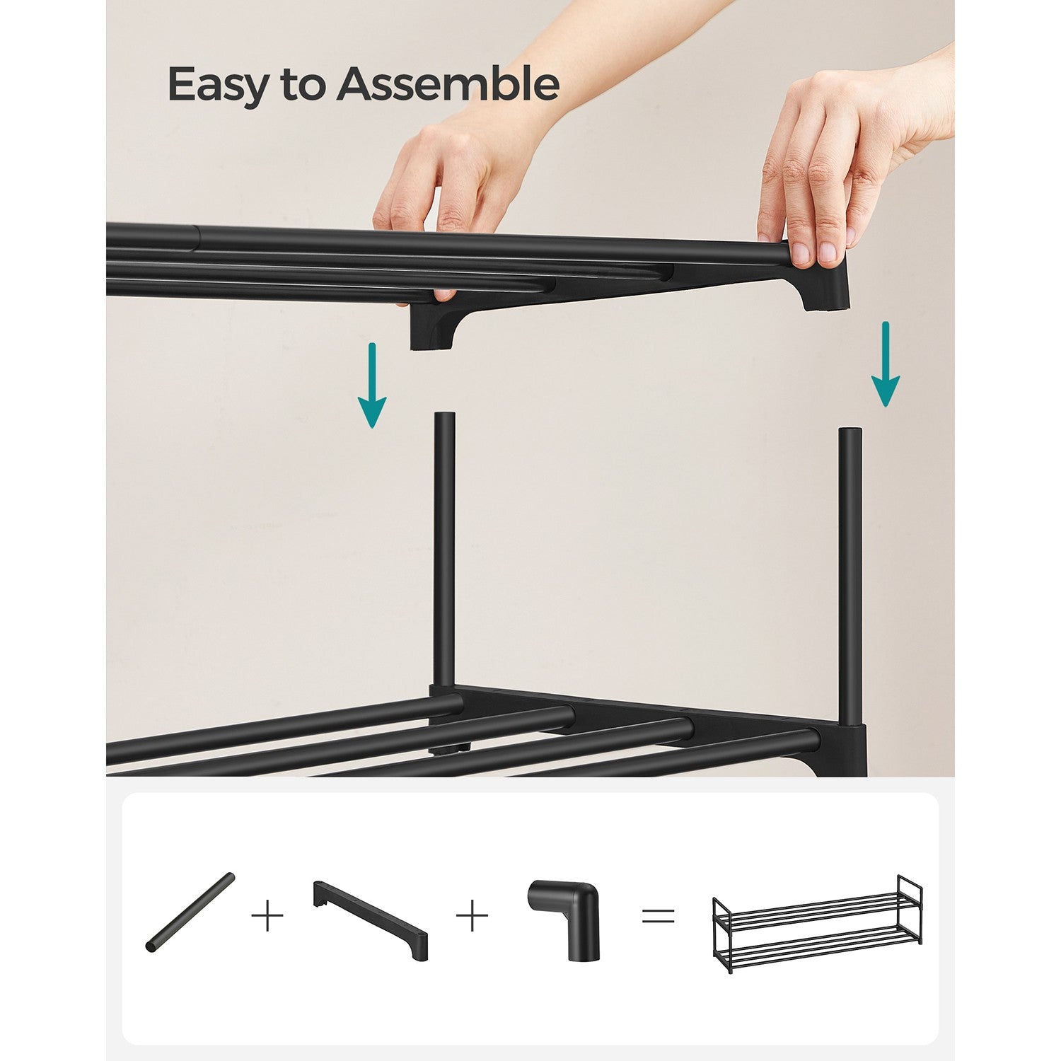 Slatted Metal Shoe Rack - image 23