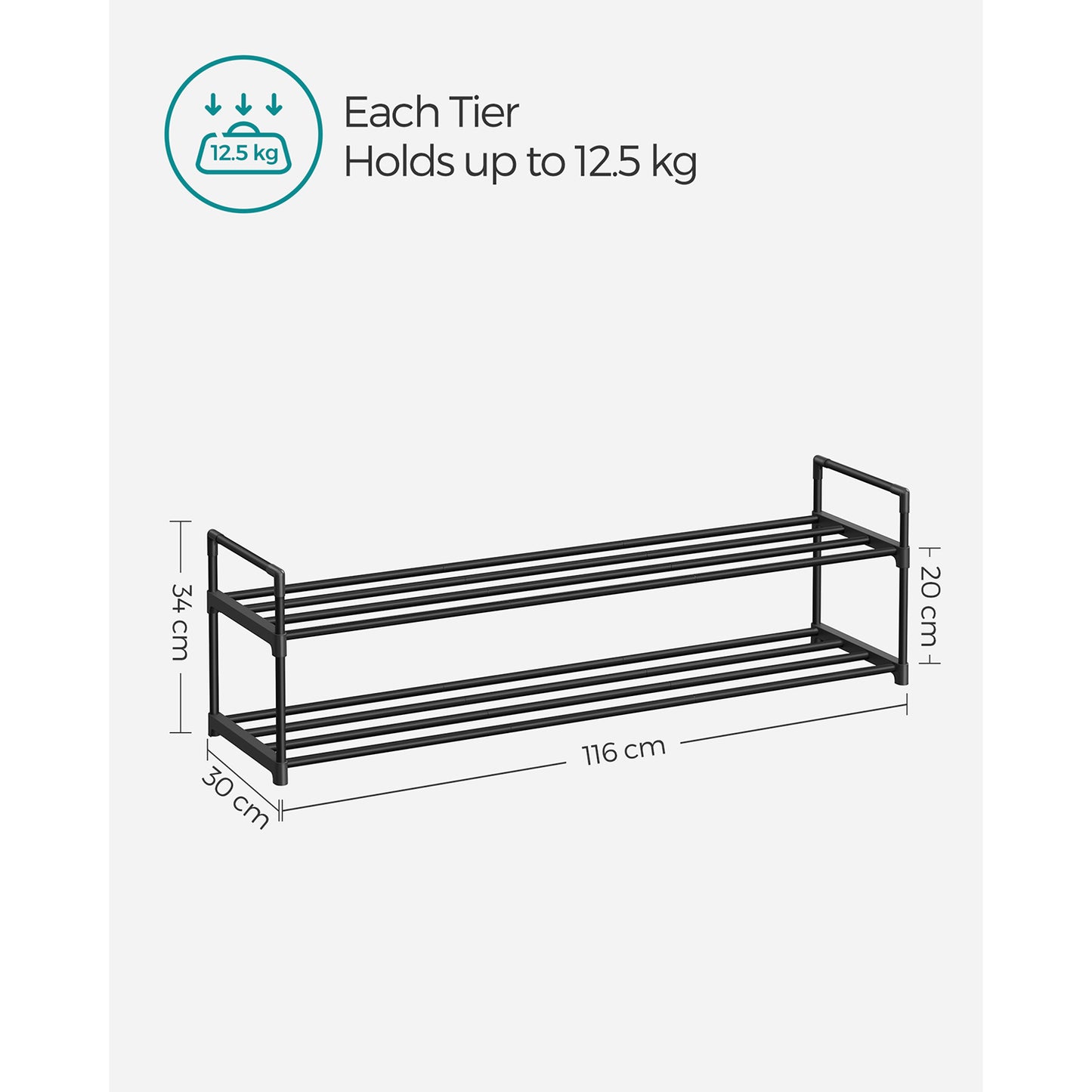 Slatted Metal Shoe Rack - image 24