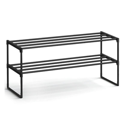 Slatted Metal Shoe Rack - image 1