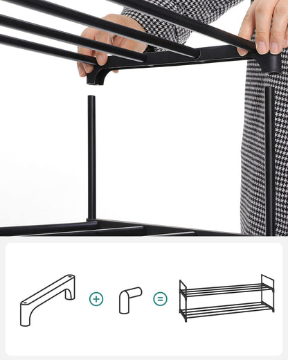 Slatted Metal Shoe Rack - image 6