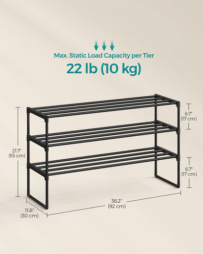 3-Tier Shoe Storage Organizer - image 6