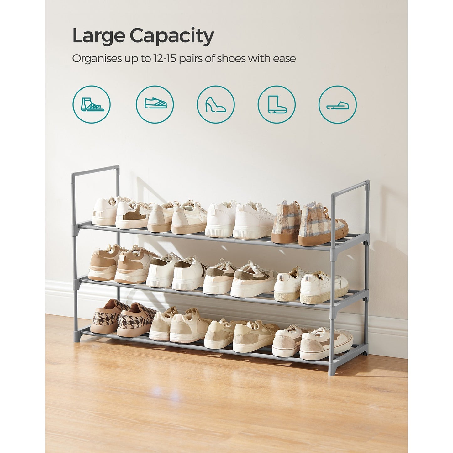 3-Tier Shoe Storage Organizer - image 9
