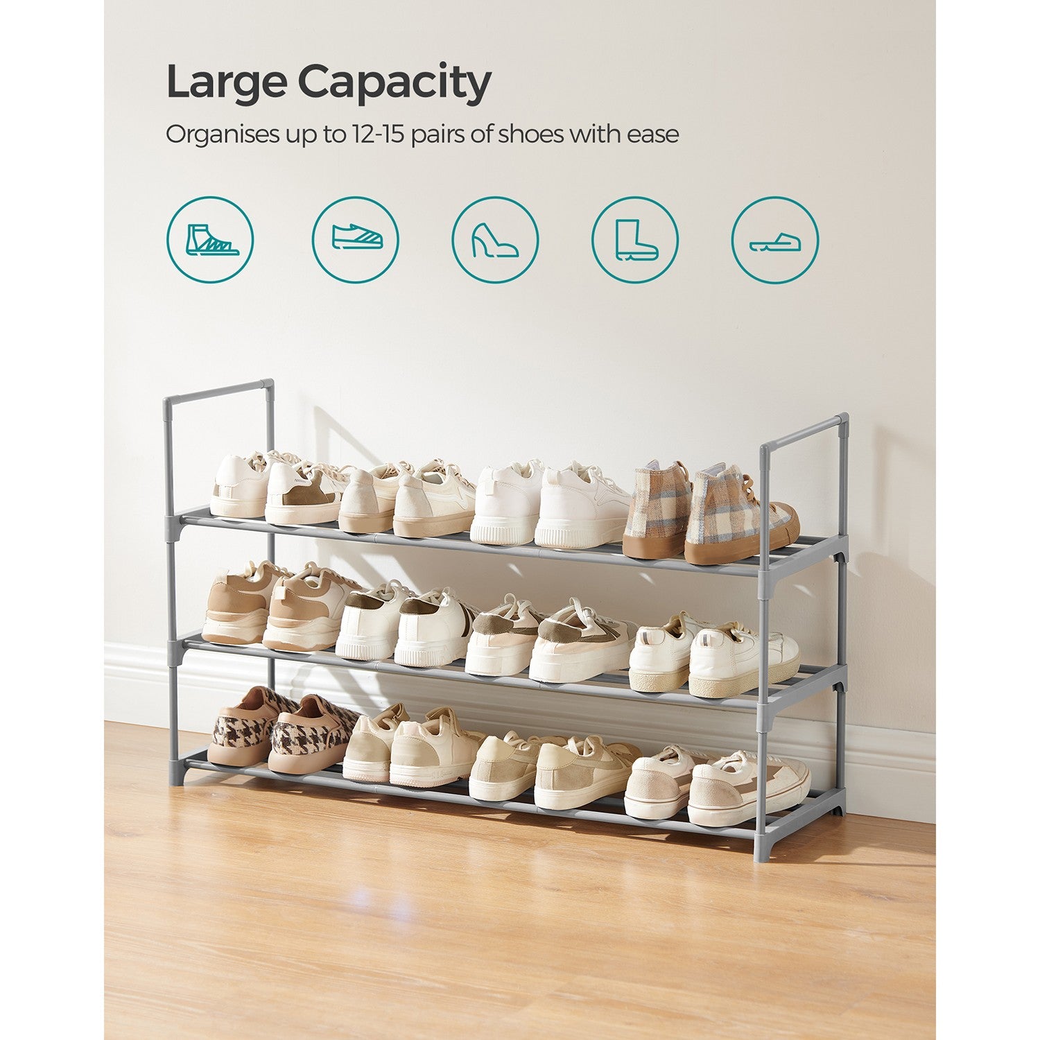 3-Tier Shoe Storage Organizer - image 9