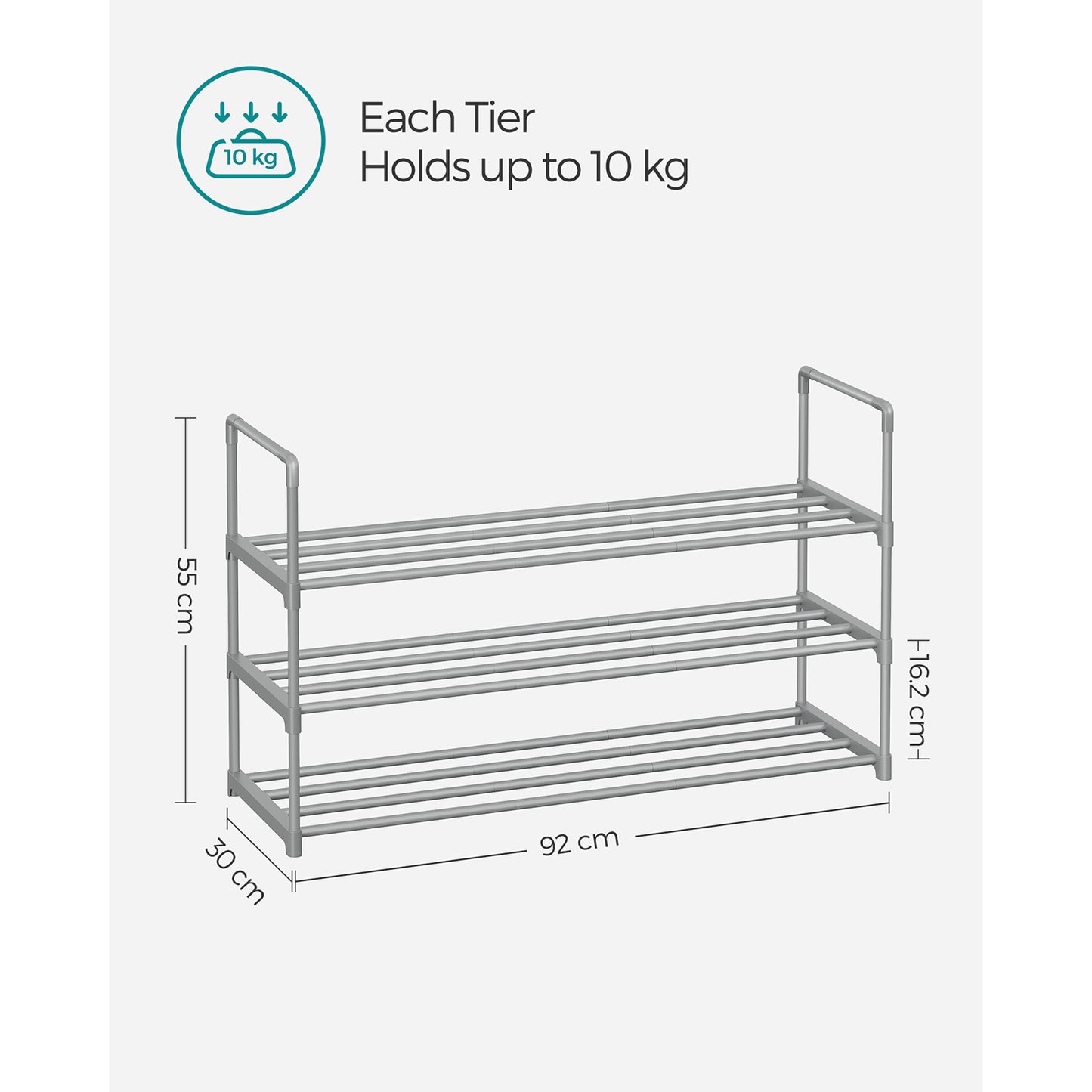 3-Tier Shoe Storage Organizer - image 12
