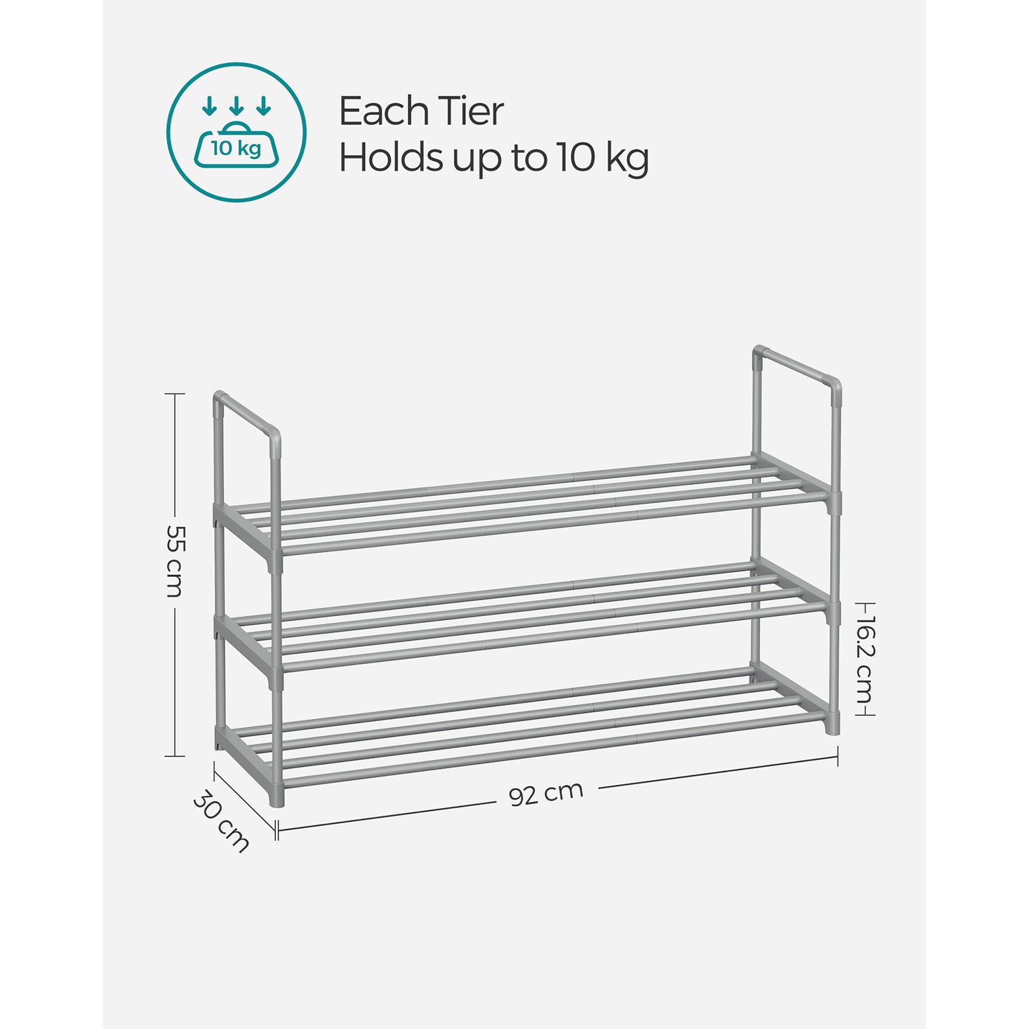 3-Tier Shoe Storage Organizer - image 12