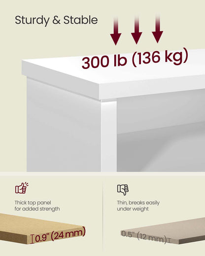Shoe storage bench with adjustable shelves - image 10