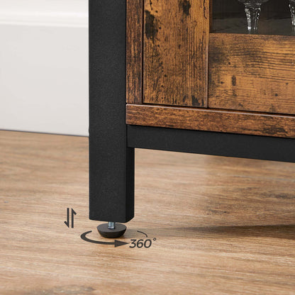 Sideboard Rustic Brown and Black - image 6
