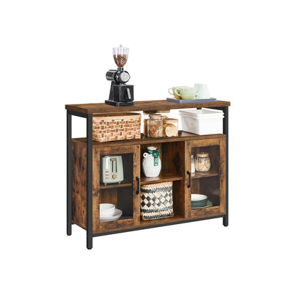 Sideboard Rustic Brown and Black - image 7