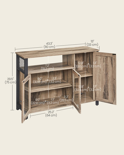 Sideboard for Dining Room with 3 Doors - image 10