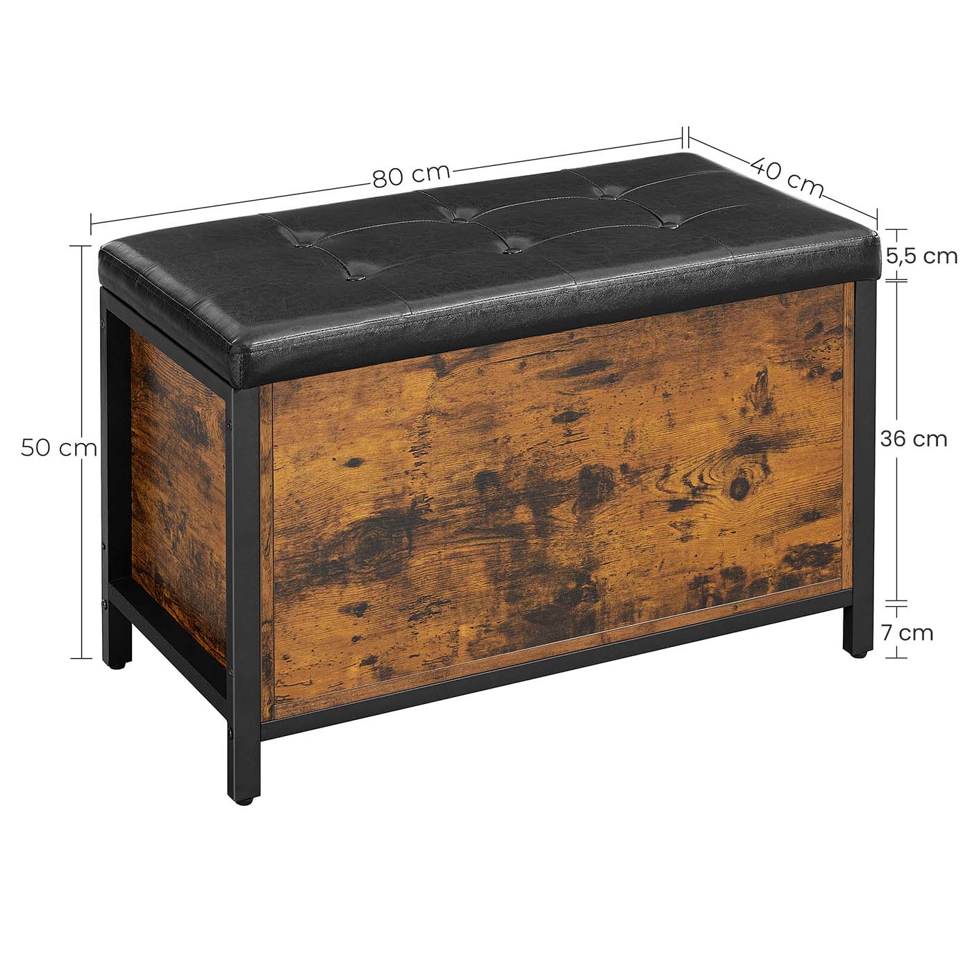 Flip Top Storage Bench - image 8