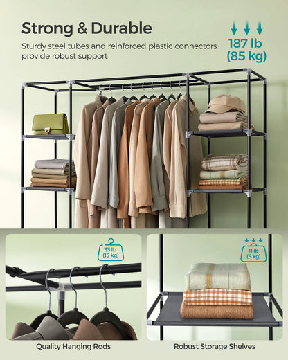 12 Shelves Canvas Wardrobe - image 12