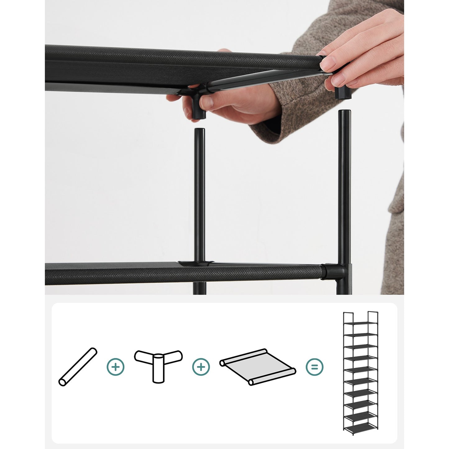 10-Tier Shoe Rack - image 5