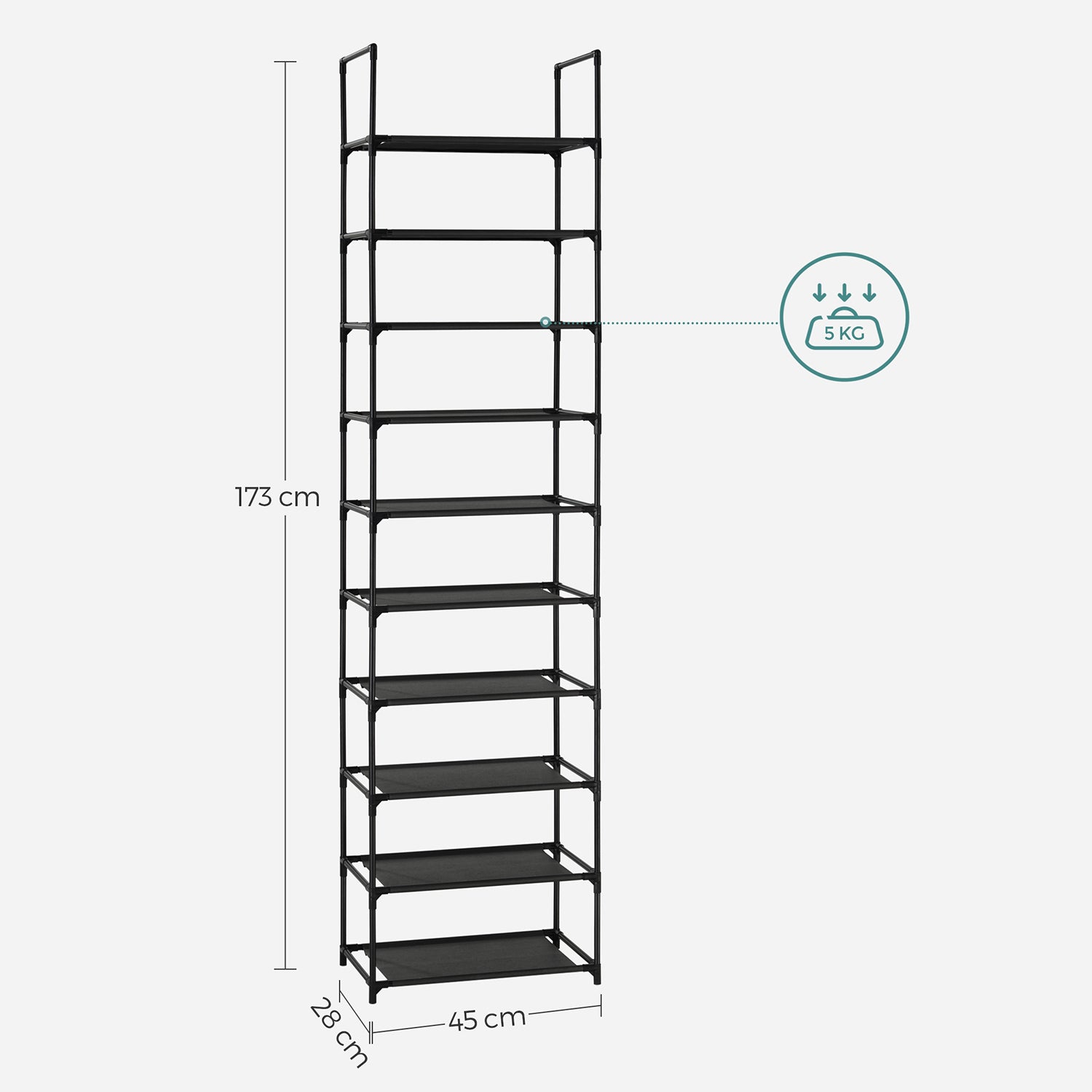 10-Tier Shoe Rack - image 6