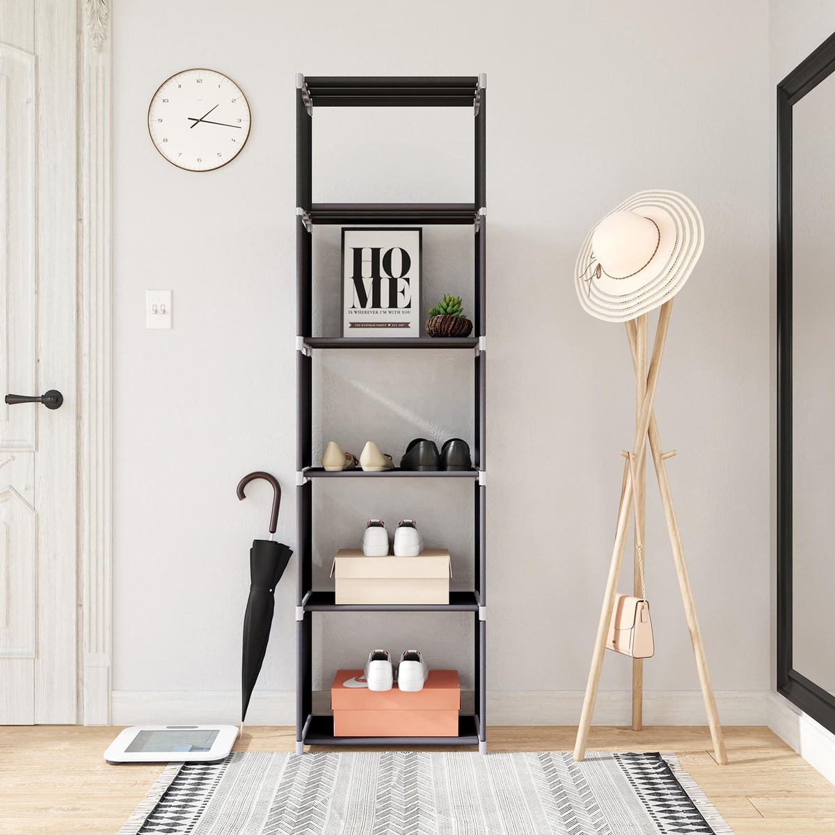 5 Tier Metal Bookcase - image 3