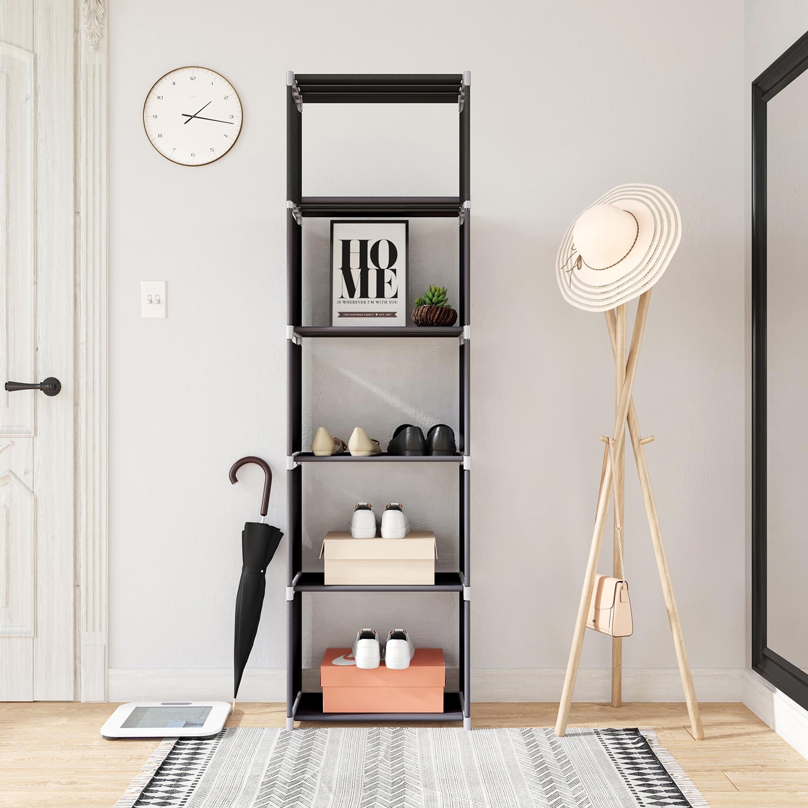 5 Tier Metal Bookcase - image 3